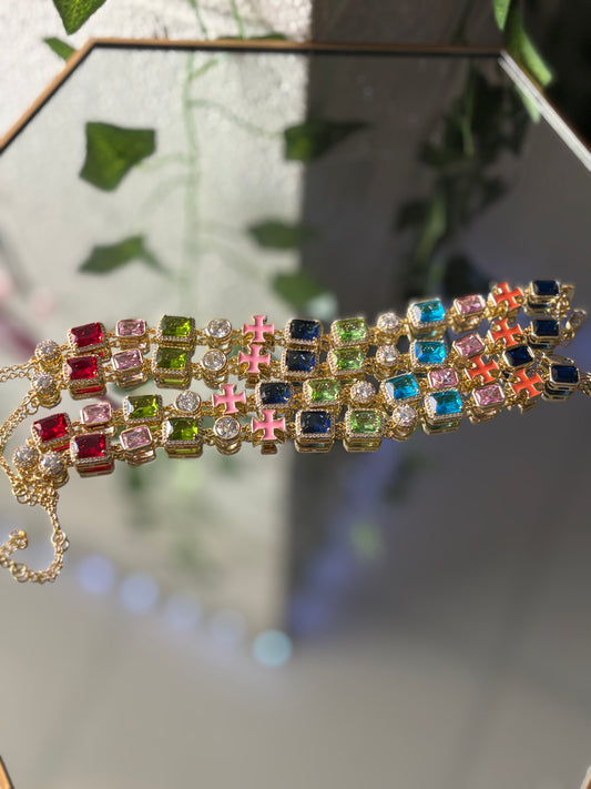 Multicolor Gemstone Bracelet